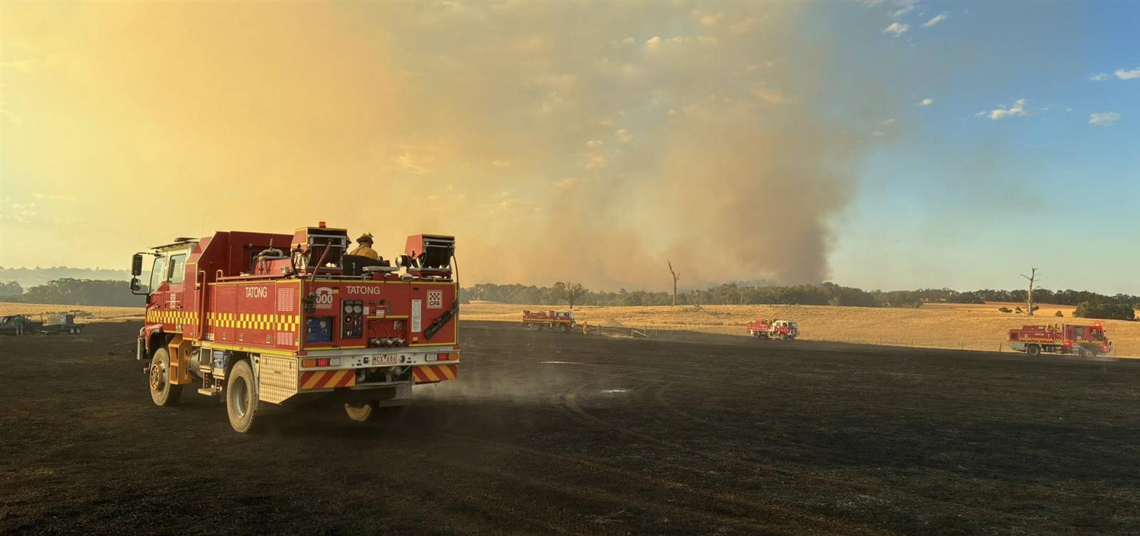 Longwood Fire. Image courtesy Tatong Fire Brigade